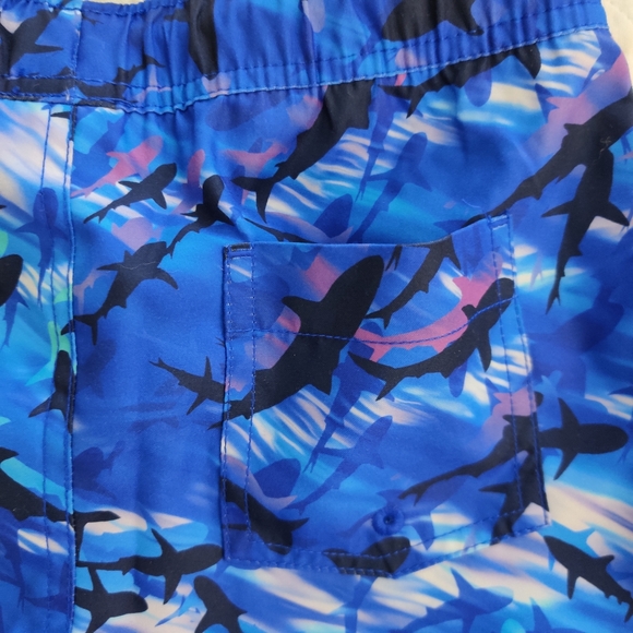 New Lands End boys swim trunk UPF 50 size 8 / size M - Picture 5 of 8